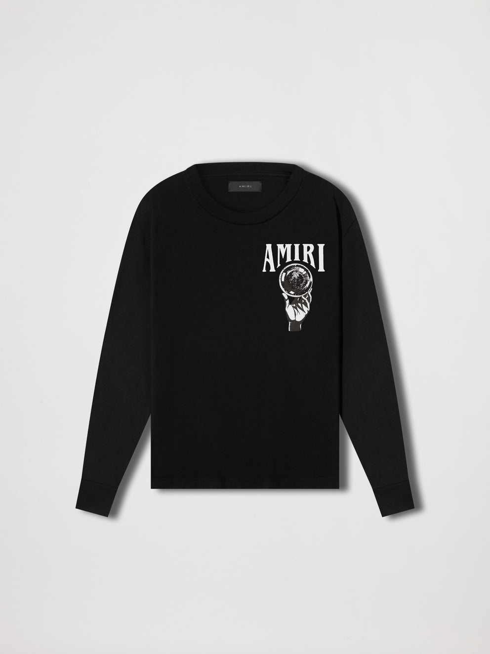 Black Amiri CRYSTAL BALL LONG SLEEVE TEE | 175839-DGF