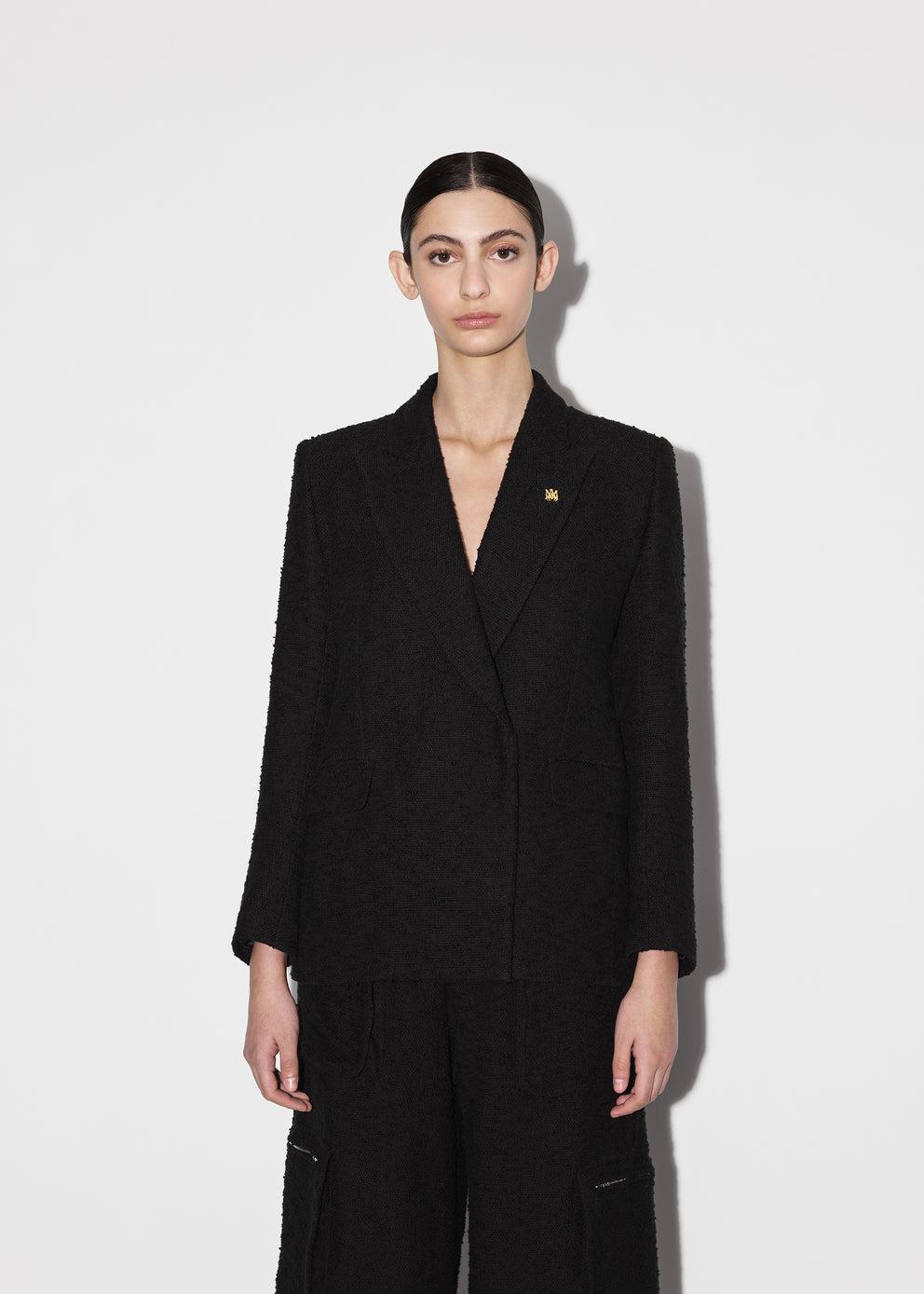 Find Buy Amiri Blazers Online - Black Womens DOUBLE BREASTED BLAZER