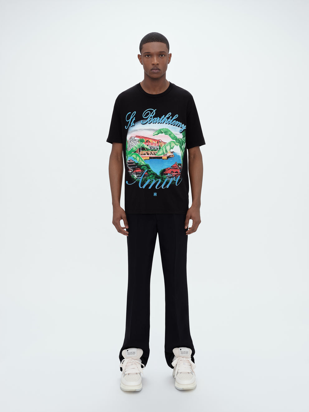 Black Amiri EDEN ROCK AIRBRUSH TEE | 539804-REX