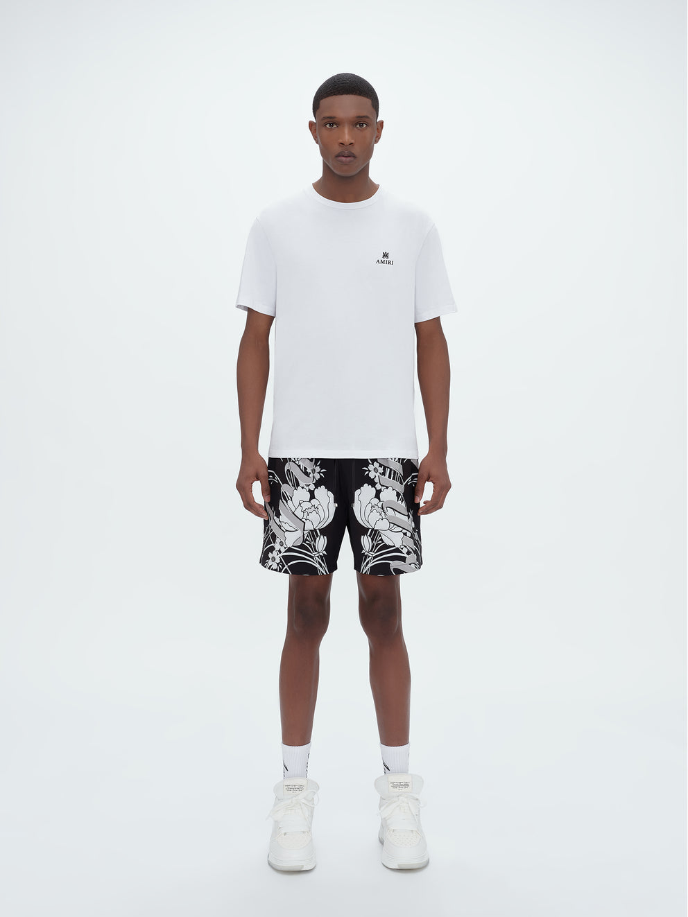 Black Amiri FLORAL SWIM TRUNK | 075249-ZEG