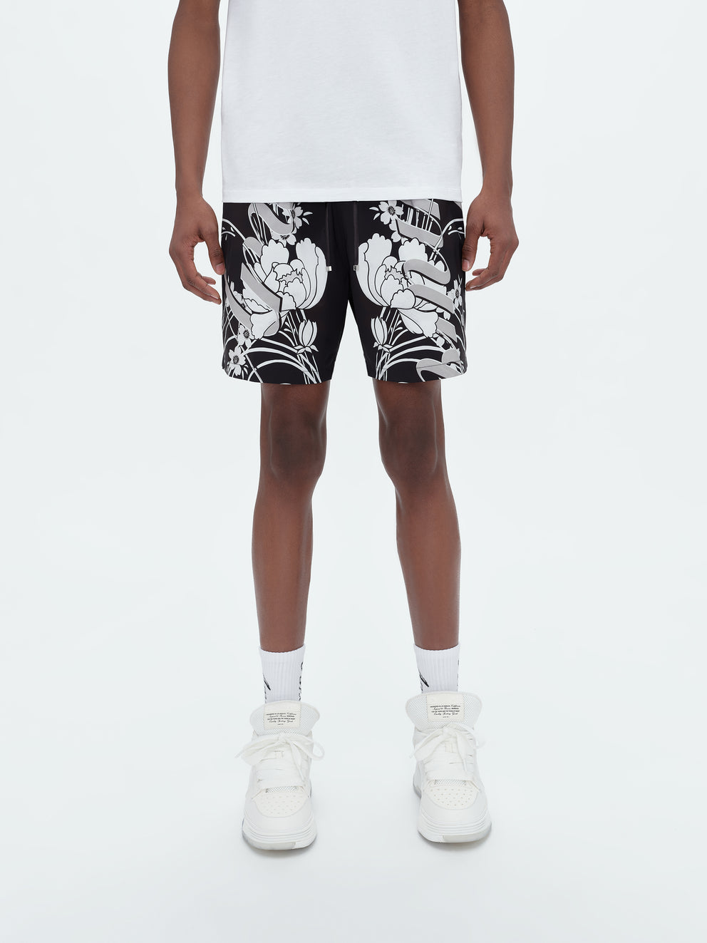 Black Amiri FLORAL SWIM TRUNK | 075249-ZEG