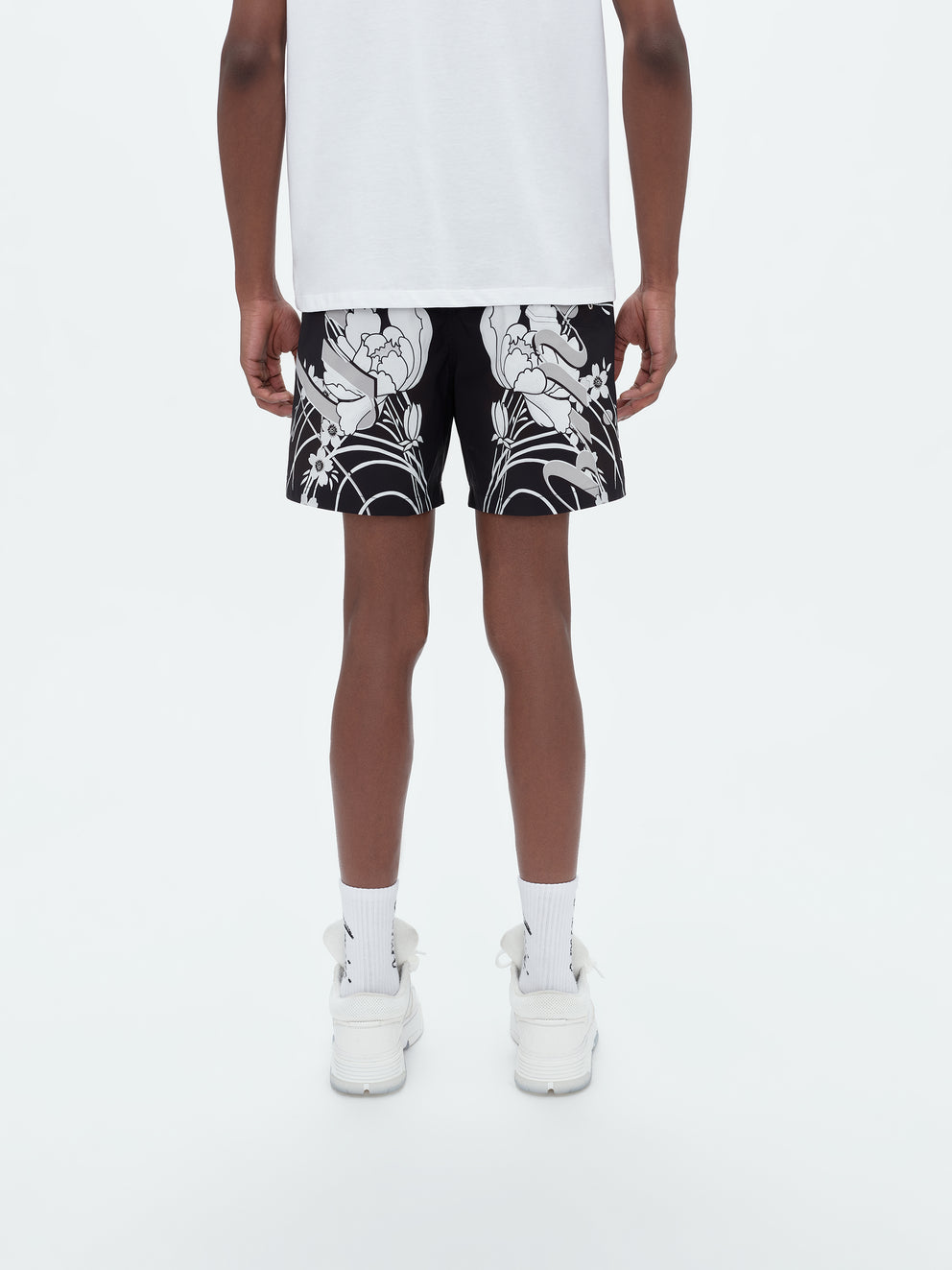 Black Amiri FLORAL SWIM TRUNK | 075249-ZEG