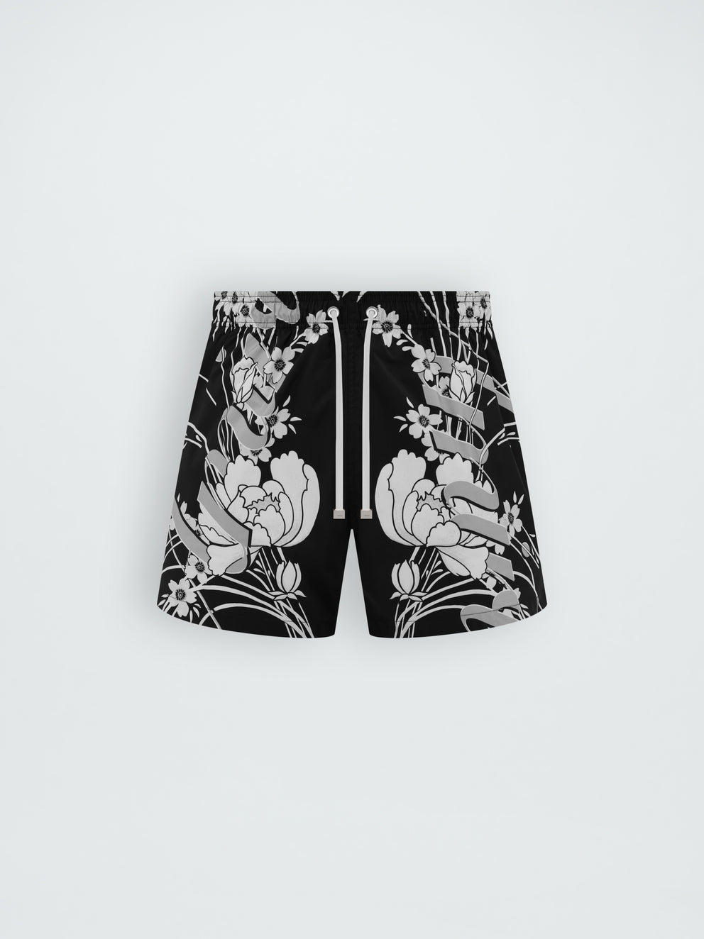 Black Amiri FLORAL SWIM TRUNK | 075249-ZEG