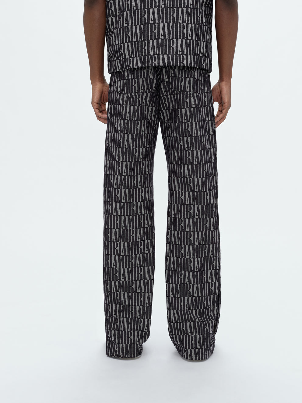 Black Amiri JACQUARD SNAP OFF PANT | 584316-GWO