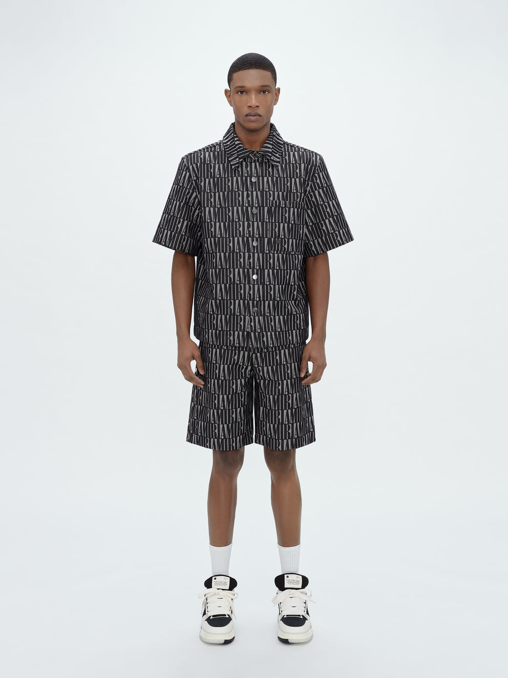 Black Amiri JACQUARD SNAP OFF SHORT | 184307-ZIH