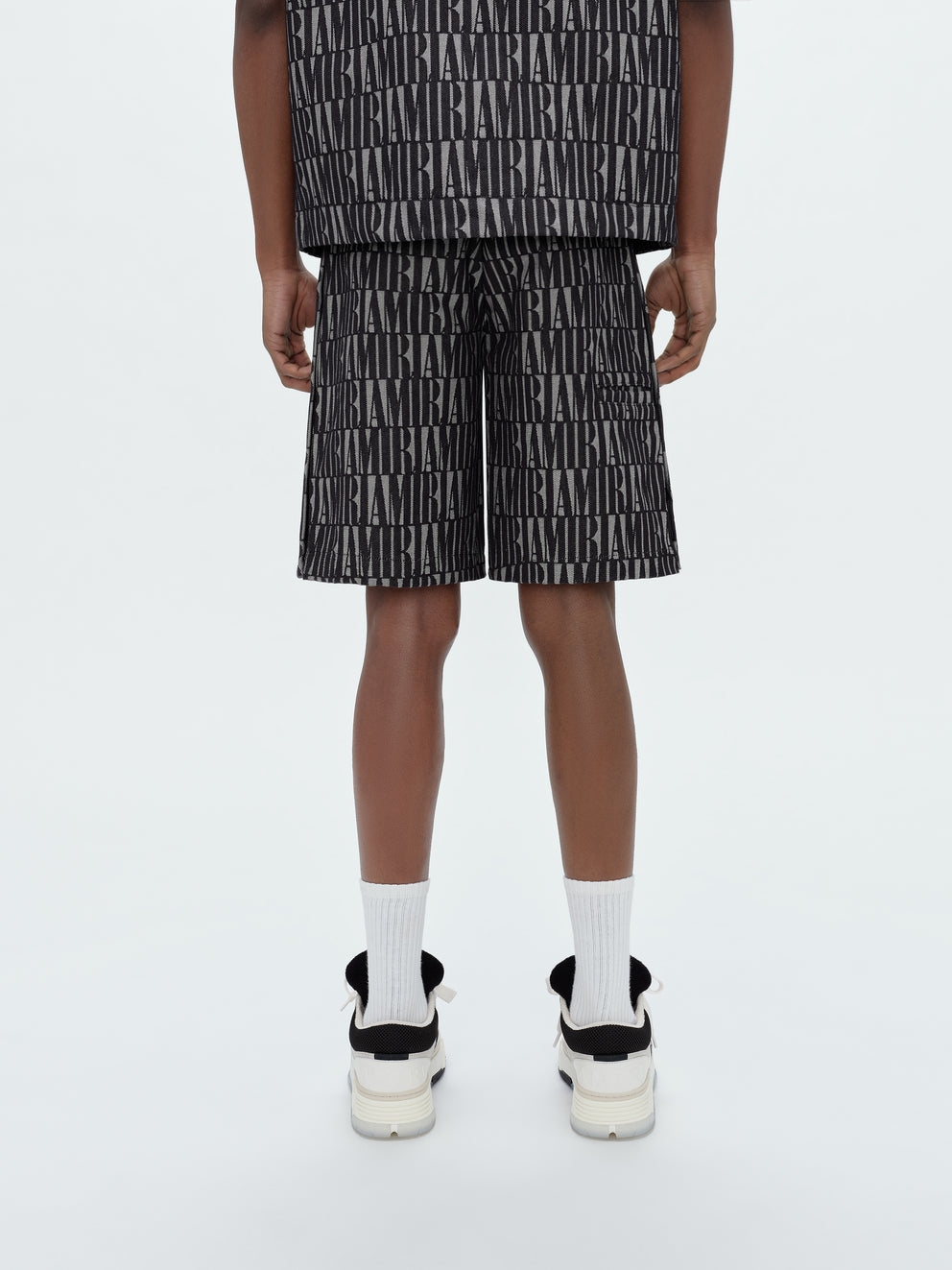 Black Amiri JACQUARD SNAP OFF SHORT | 184307-ZIH