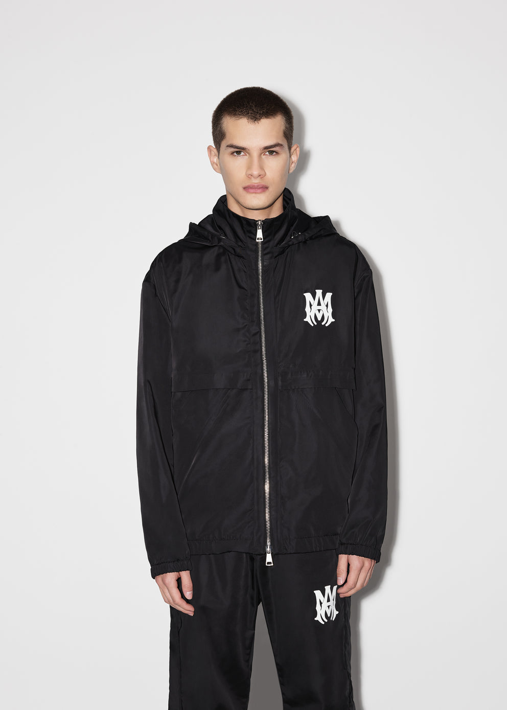 Black Amiri LIGHTWEIGHT NYLON ANORAK | 149378-OXQ