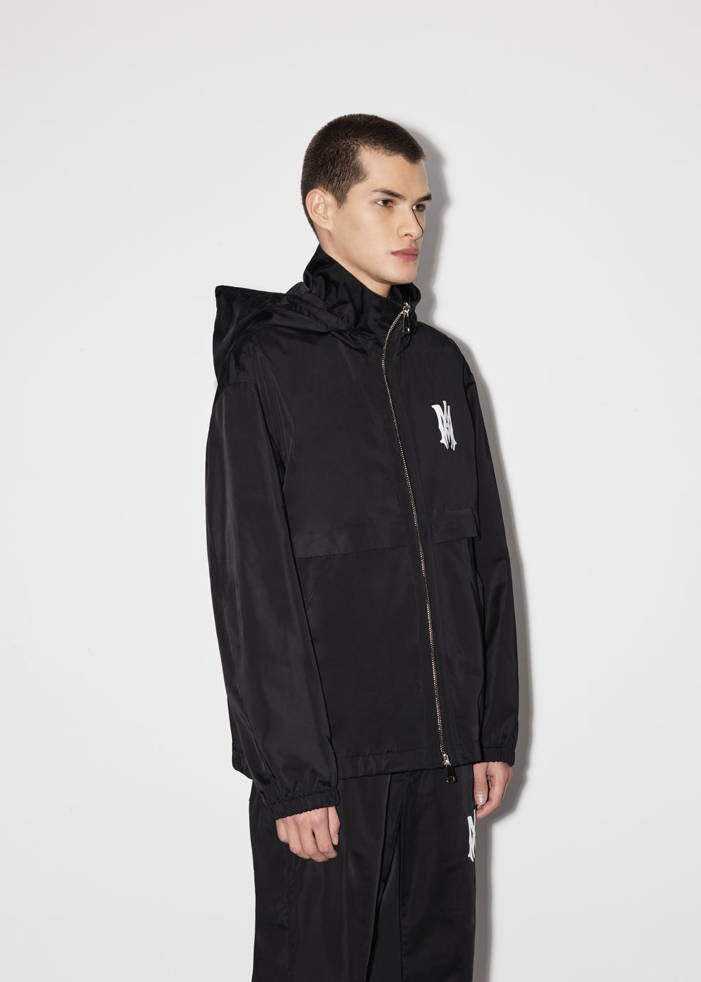 Black Amiri LIGHTWEIGHT NYLON ANORAK | 149378-OXQ