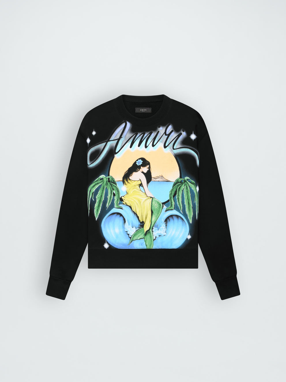 Black Amiri MERMAID CREWNECK | 247136-XHY