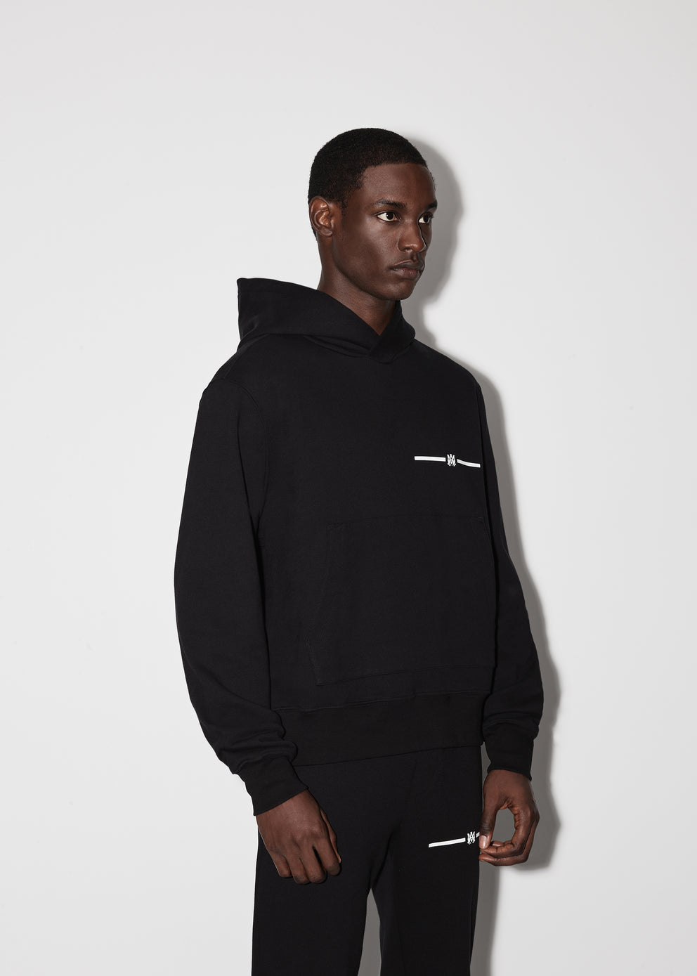 Black Amiri MICRO M.A. BAR HOODIE | 689745-OUT