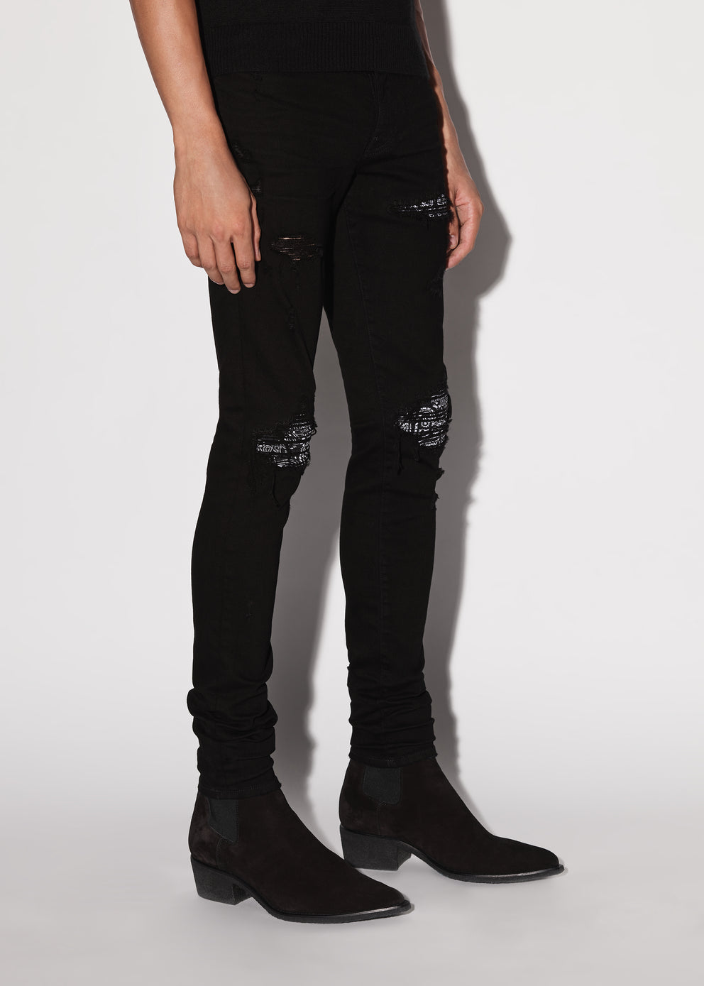 Black Amiri MX1 BANDANA JEAN | 305796-AMU