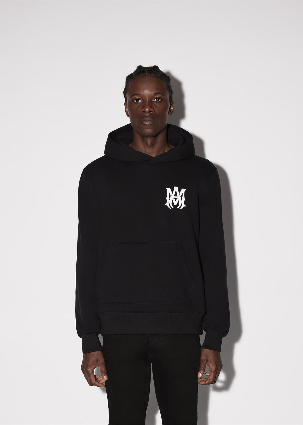 Black Amiri M.A. CORE LOGO HOODIE | 706928-YLV