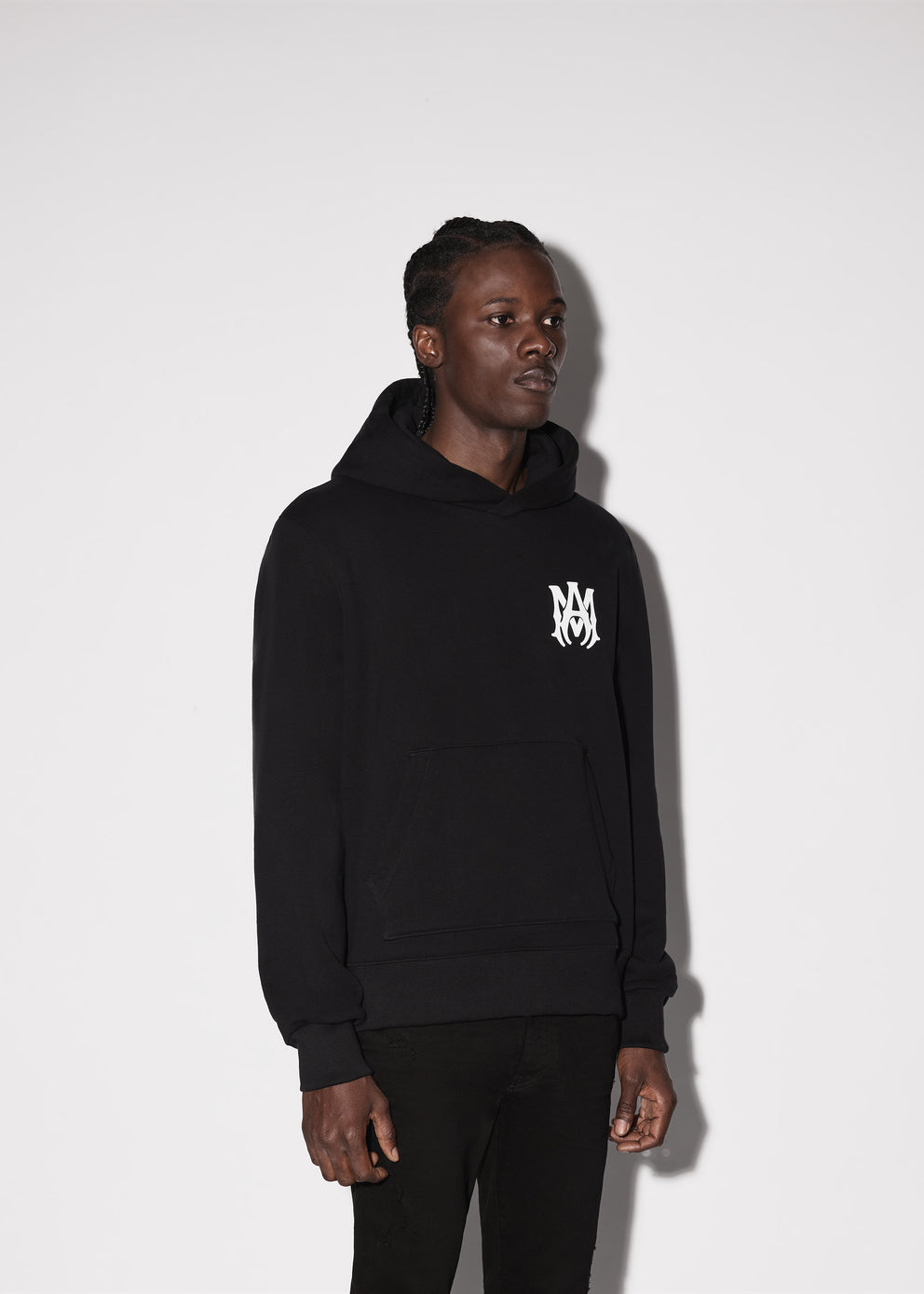 Black Amiri M.A. CORE LOGO HOODIE | 706928-YLV