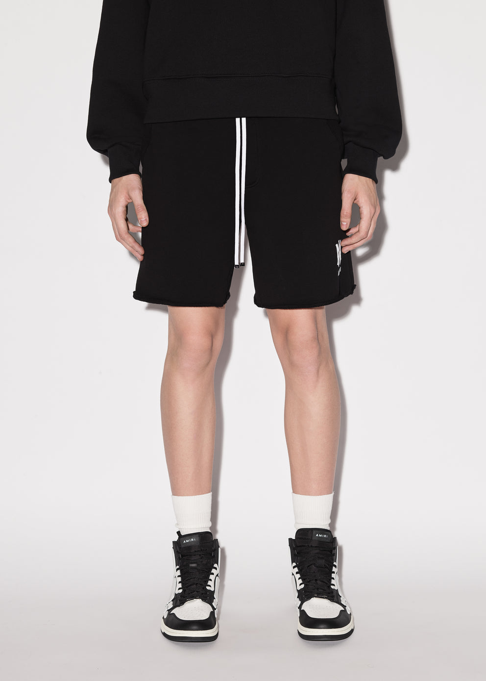 Black Amiri M.A. CORE LOGO SWEATSHORTS | 679402-QFG