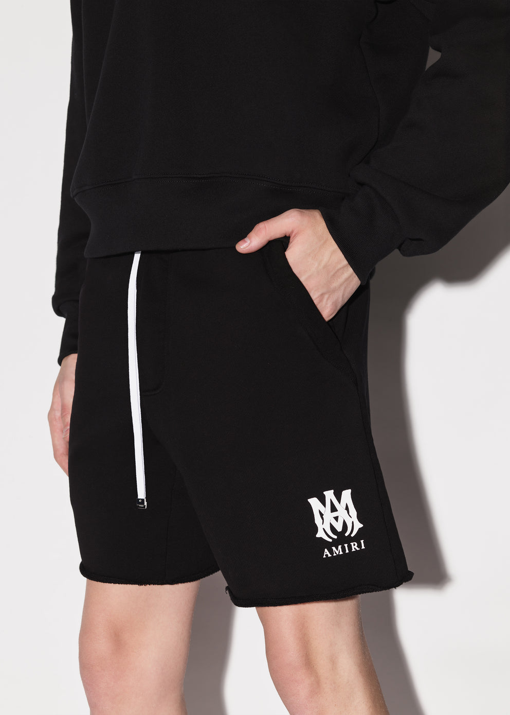 Black Amiri M.A. CORE LOGO SWEATSHORTS | 679402-QFG