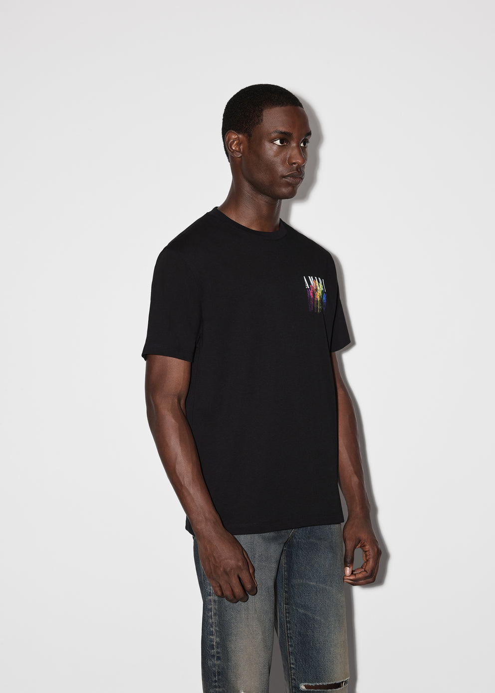 Black Amiri M.A. DRIP COLLAGE TEE | 537218-TDZ