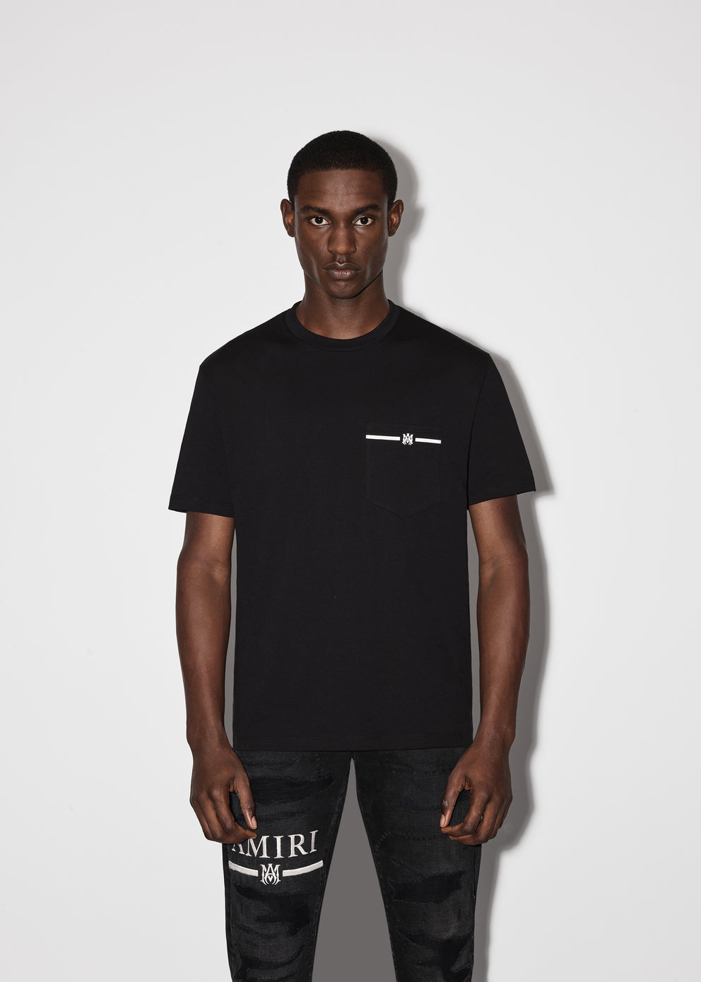 Black Amiri M.A. POCKET TEE | 894510-DNR