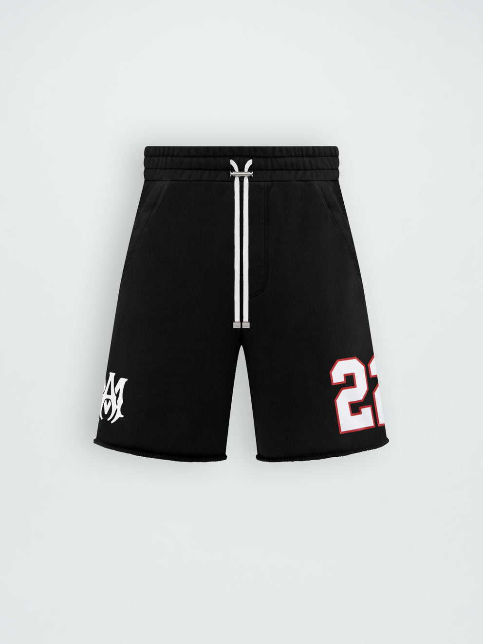 Black Amiri OVERSIZED 22 FOOTBALL SHORT | 973562-ENP