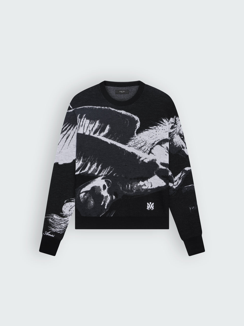 Black Amiri PEGASUS CREW | 671542-LOC