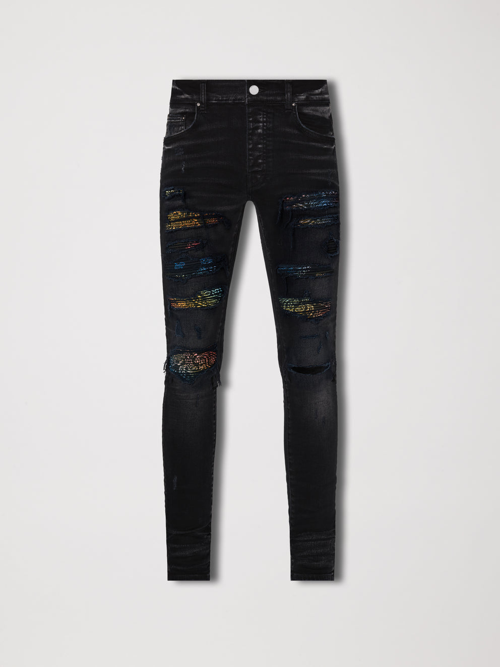 Black Amiri RAINBOW PAISLEY THRASHER JEAN | 125976-ODL