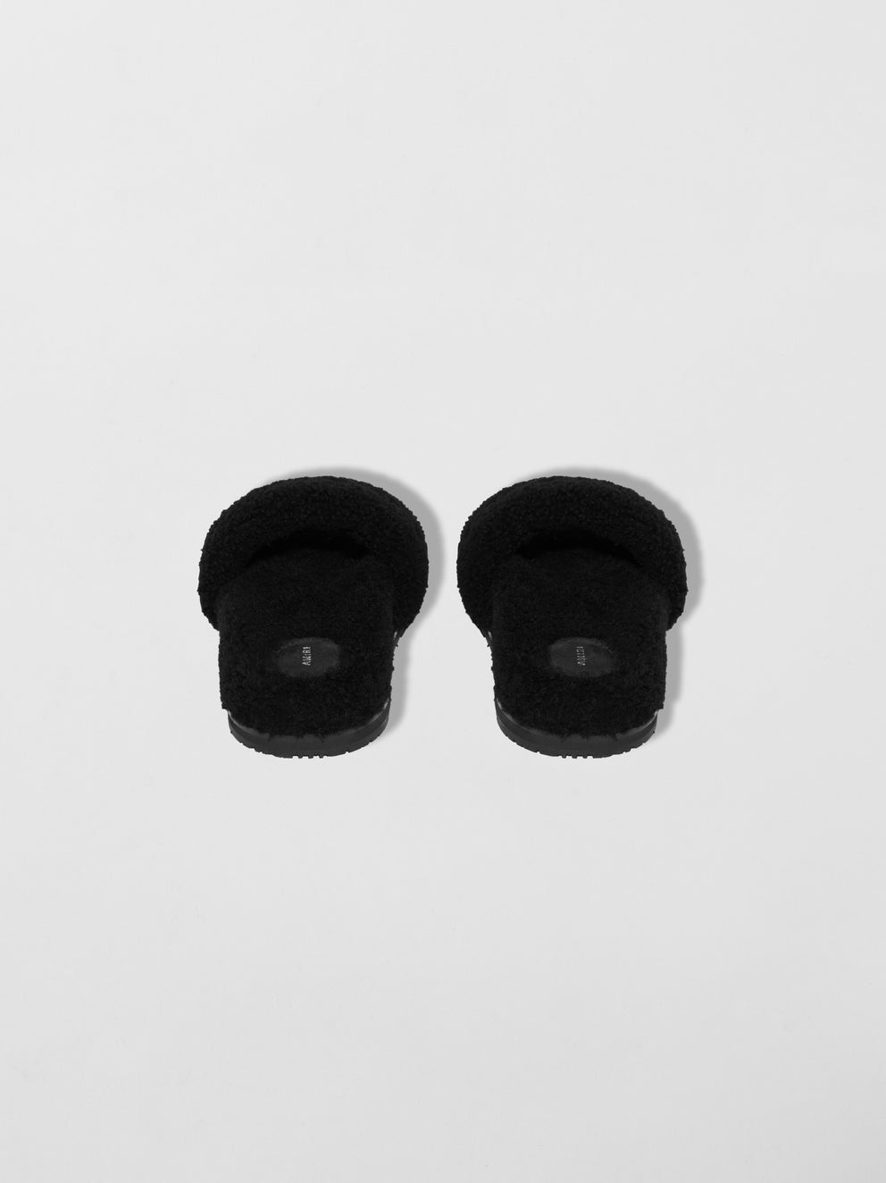 Black Amiri SHEARLING LUX SLIPPER | 096315-BJP