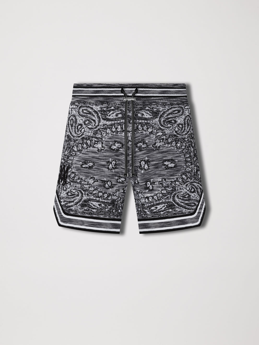 Black Amiri SPACE DYE BANDANA SHORTS | 642893-FIR