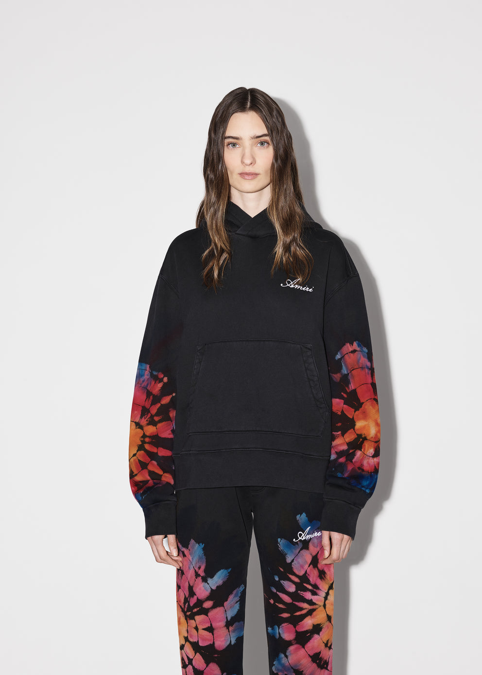 Black Amiri SPOT TIE DYE HOODIE | 309761-XDG