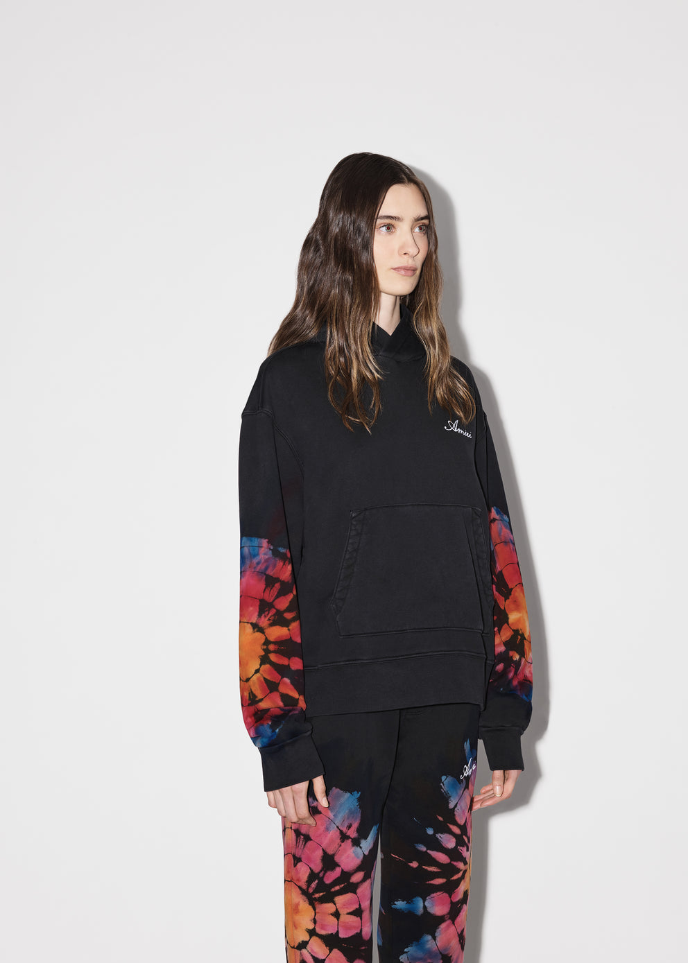 Black Amiri SPOT TIE DYE HOODIE | 309761-XDG