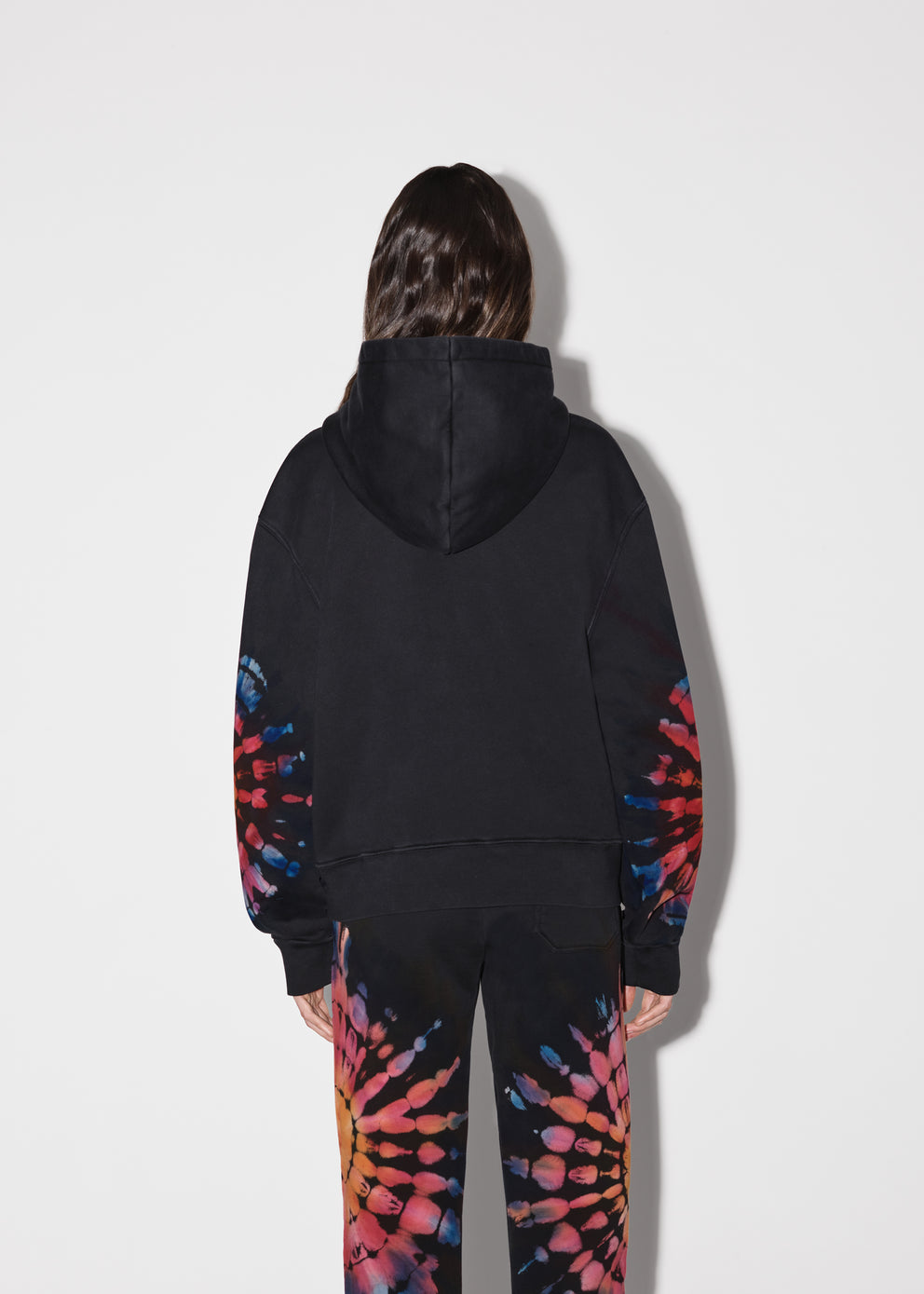 Black Amiri SPOT TIE DYE HOODIE | 309761-XDG