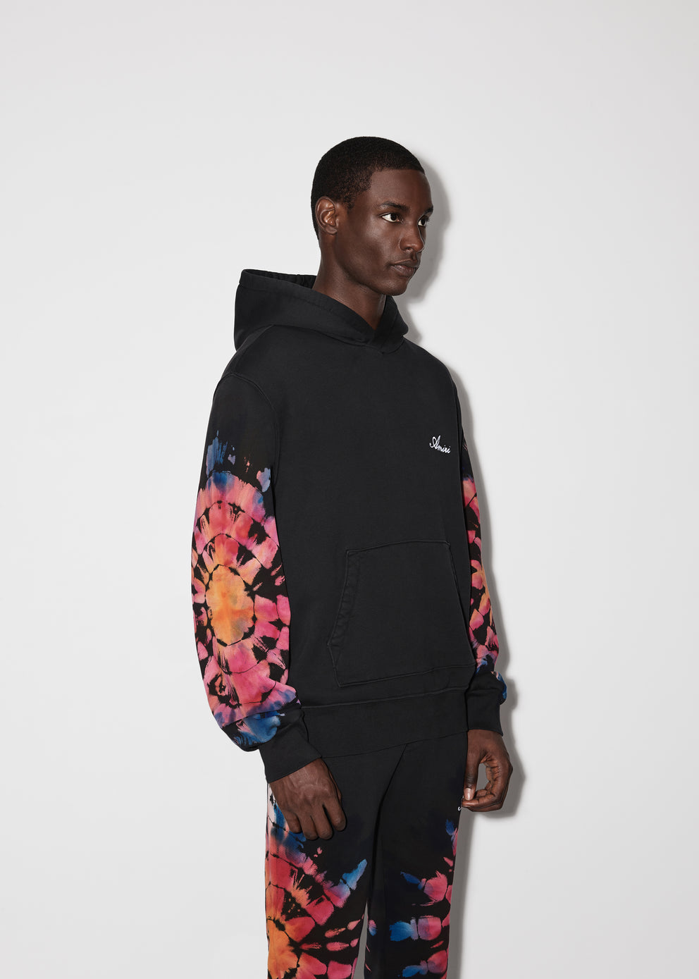 Black Amiri SPOT TIE-DYE HOODIE | 859436-XRV