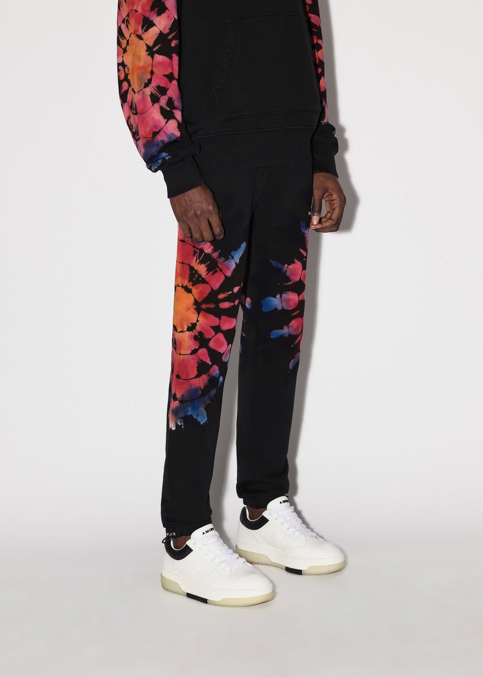 Black Amiri SPOT TIE-DYE SWEATPANTS | 497051-UQB