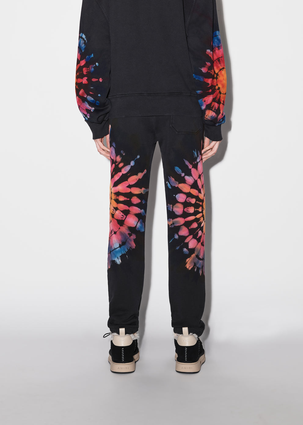 Black Amiri SPOT TIE DYE SWEATPANT | 289650-SZW