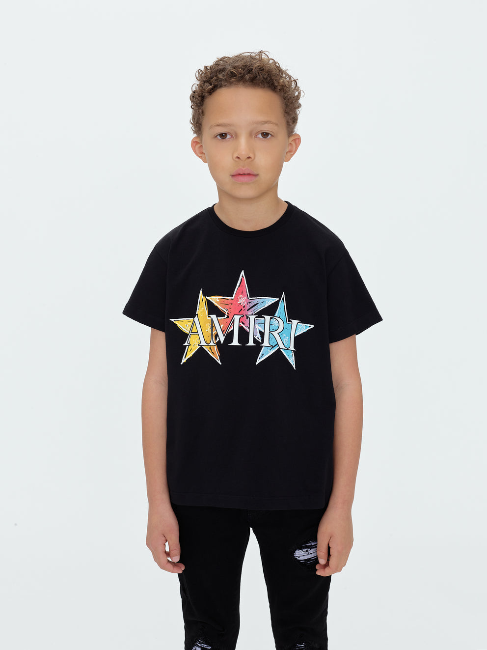 Black Amiri STARS TEE | 361987-QMC