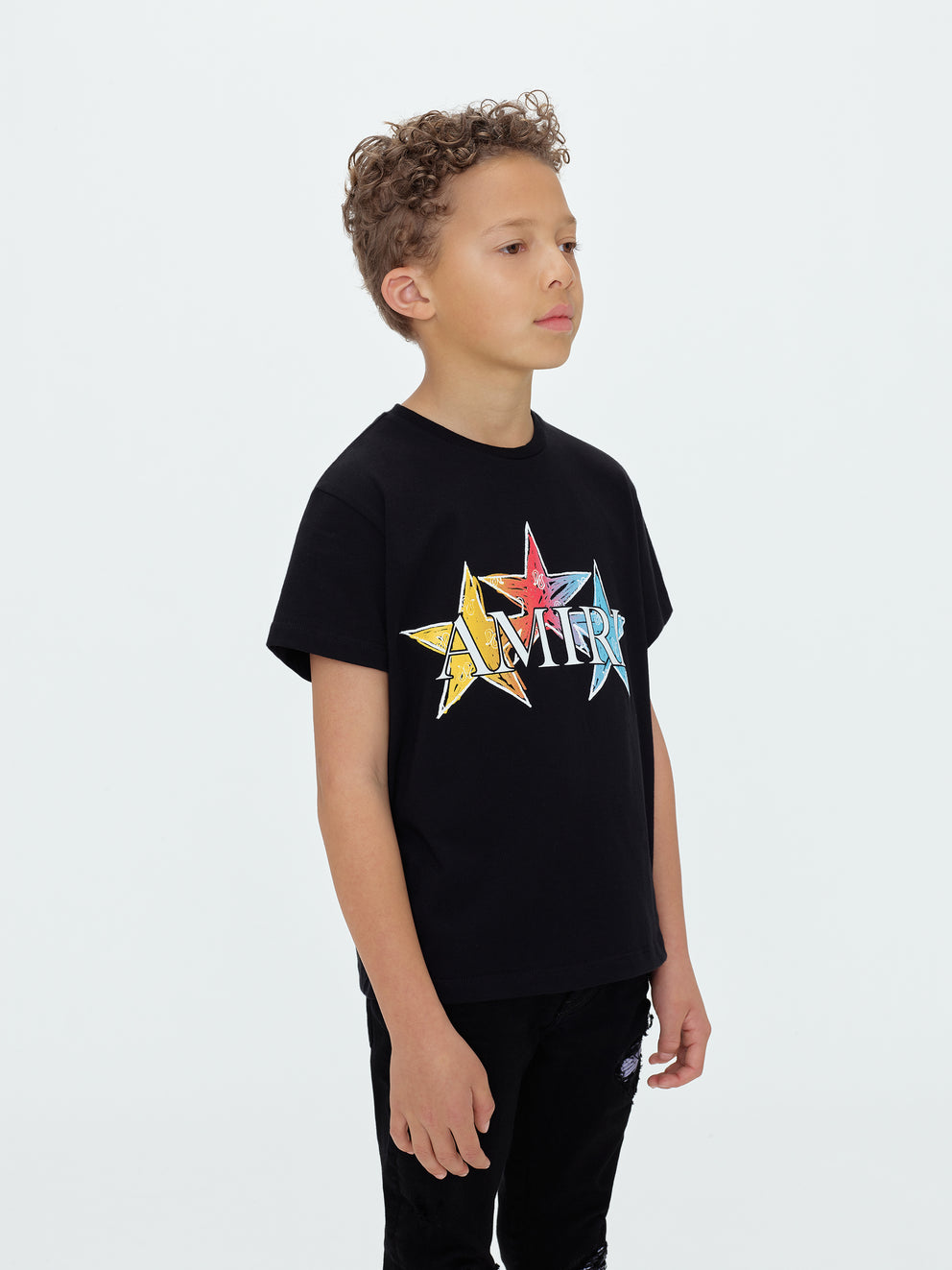 Black Amiri STARS TEE | 361987-QMC