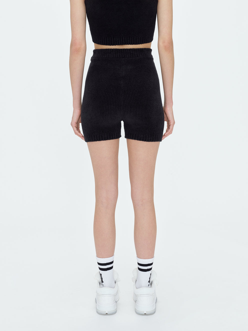 Black Amiri SWEATER KNIT SHORTS | 053496-OZF