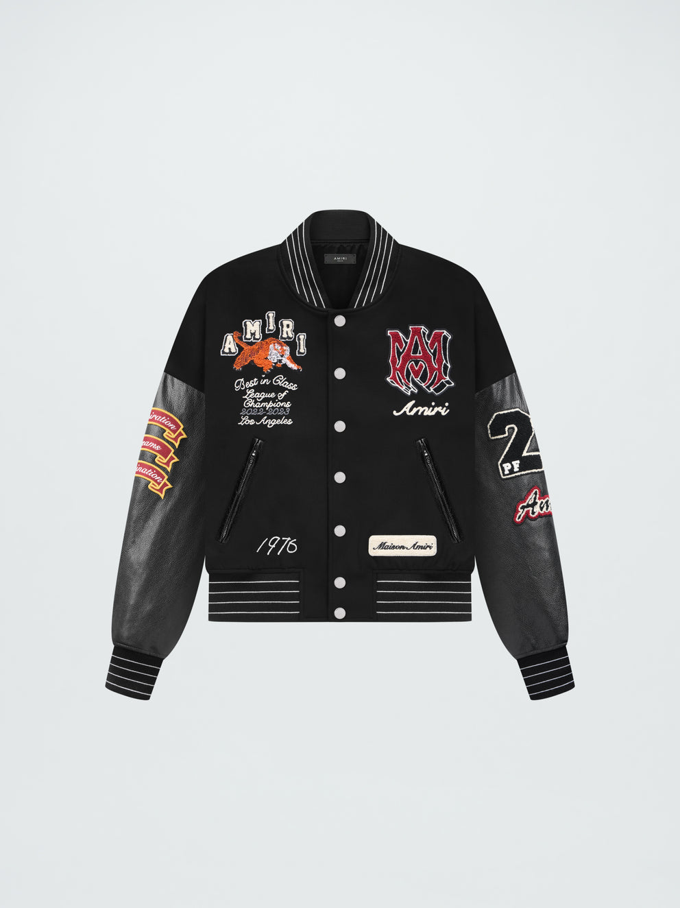 Black Amiri TIGER VARSITY JACKET | 961758-MJR