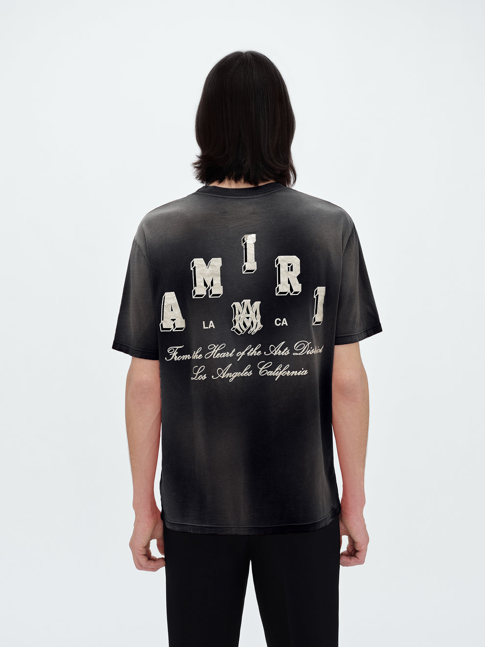 Black Amiri VINTAGE COLLEGIATE TEE | 982431-PHW