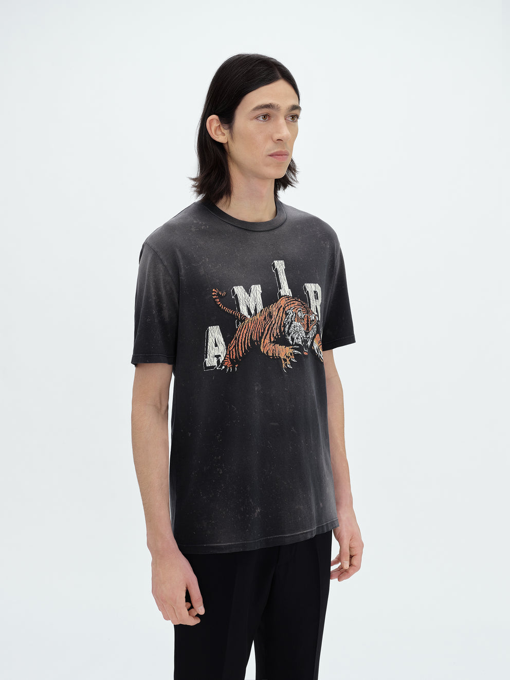 Black Amiri VINTAGE TIGER TEE | 760839-CPO