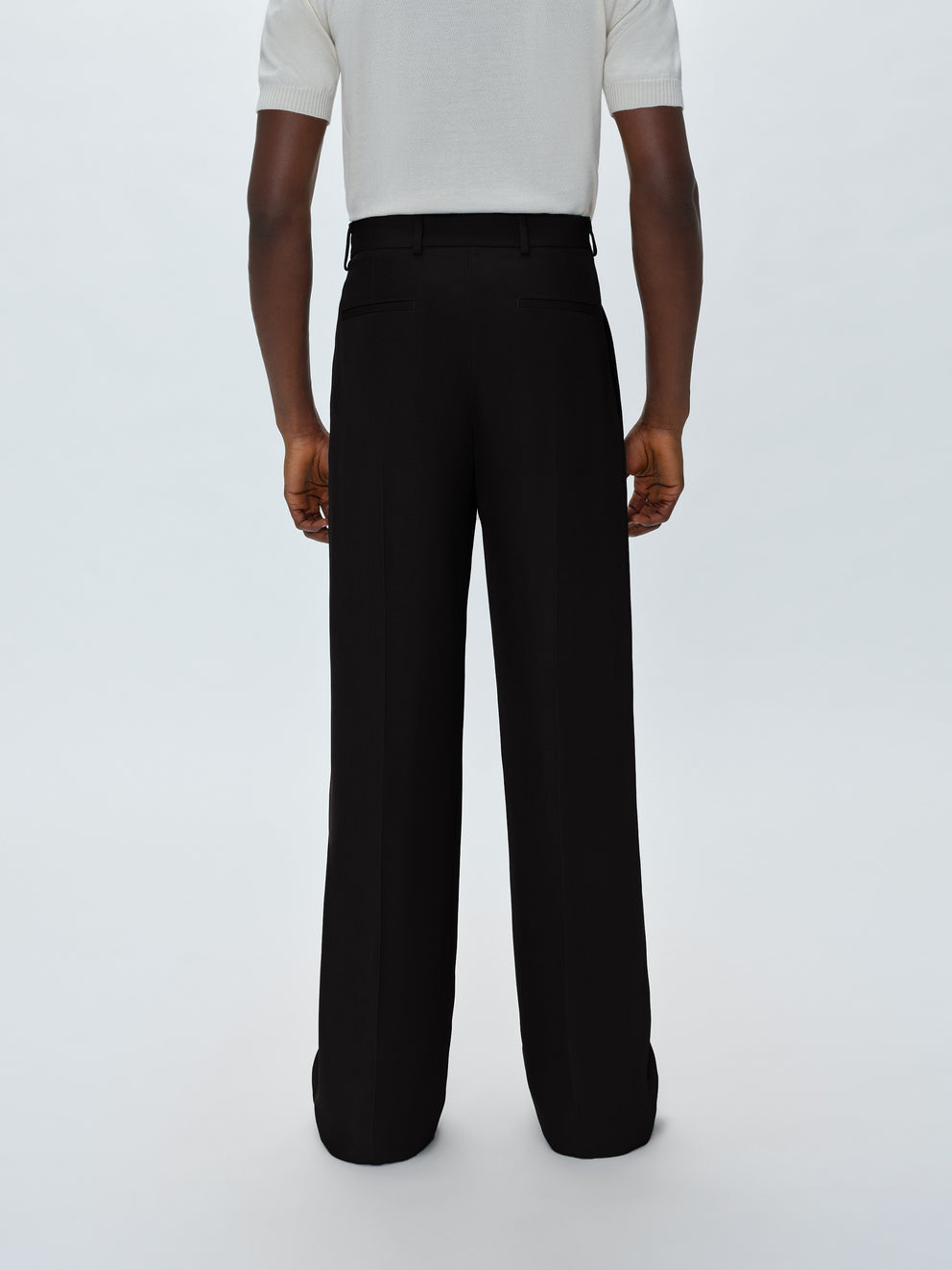 Black Amiri VISCOSE DOUBLE PLEATED TROUSERS | 591082-VSN