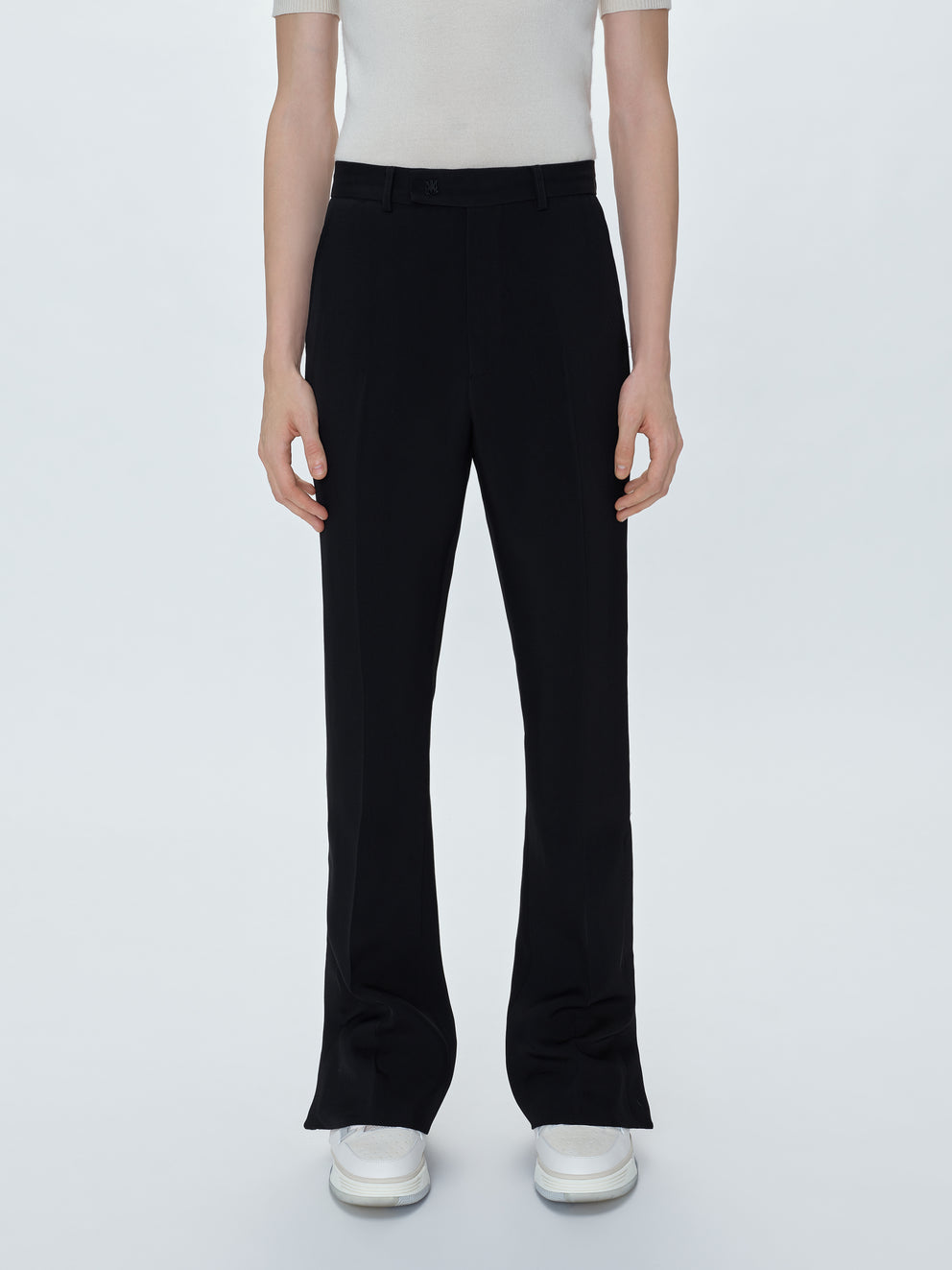 Black Amiri VISCOSE FLARE PANTS | 136780-ZUY