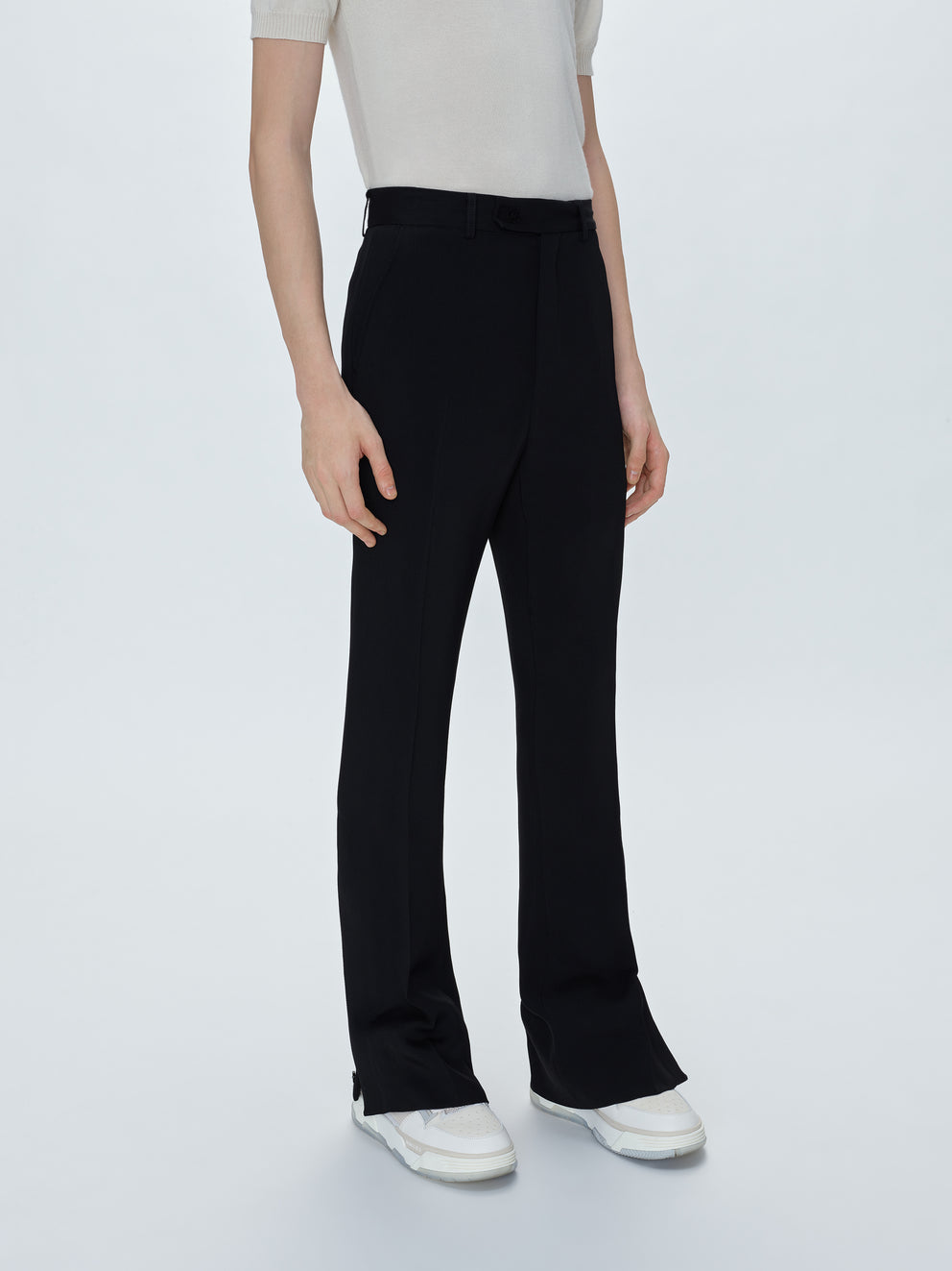 Black Amiri VISCOSE FLARE PANTS | 136780-ZUY