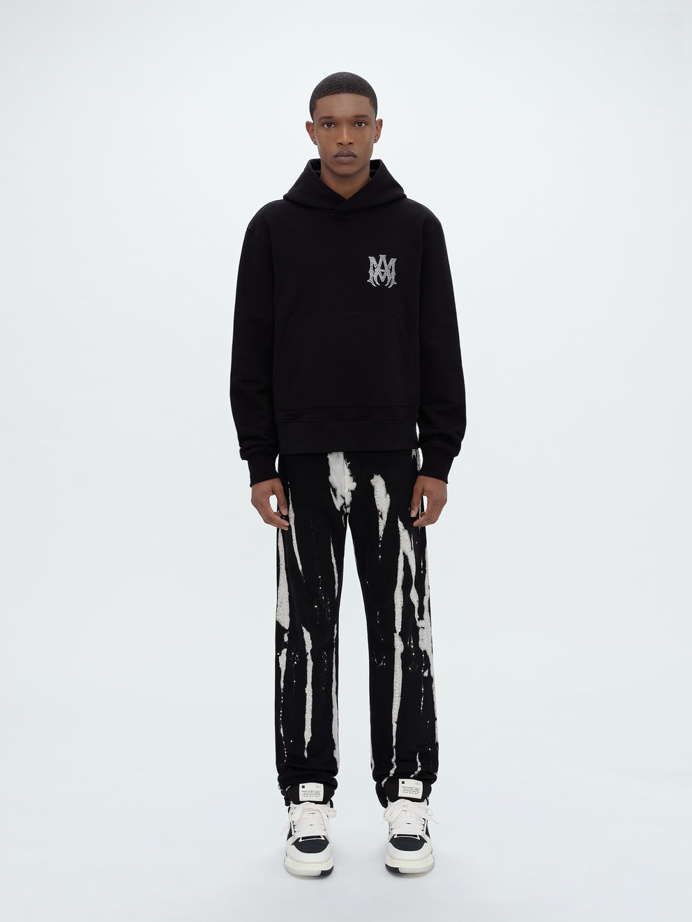 Black Od Amiri CRYSTAL EMBL. BLEACH STRAIGHT | 376091-YQW