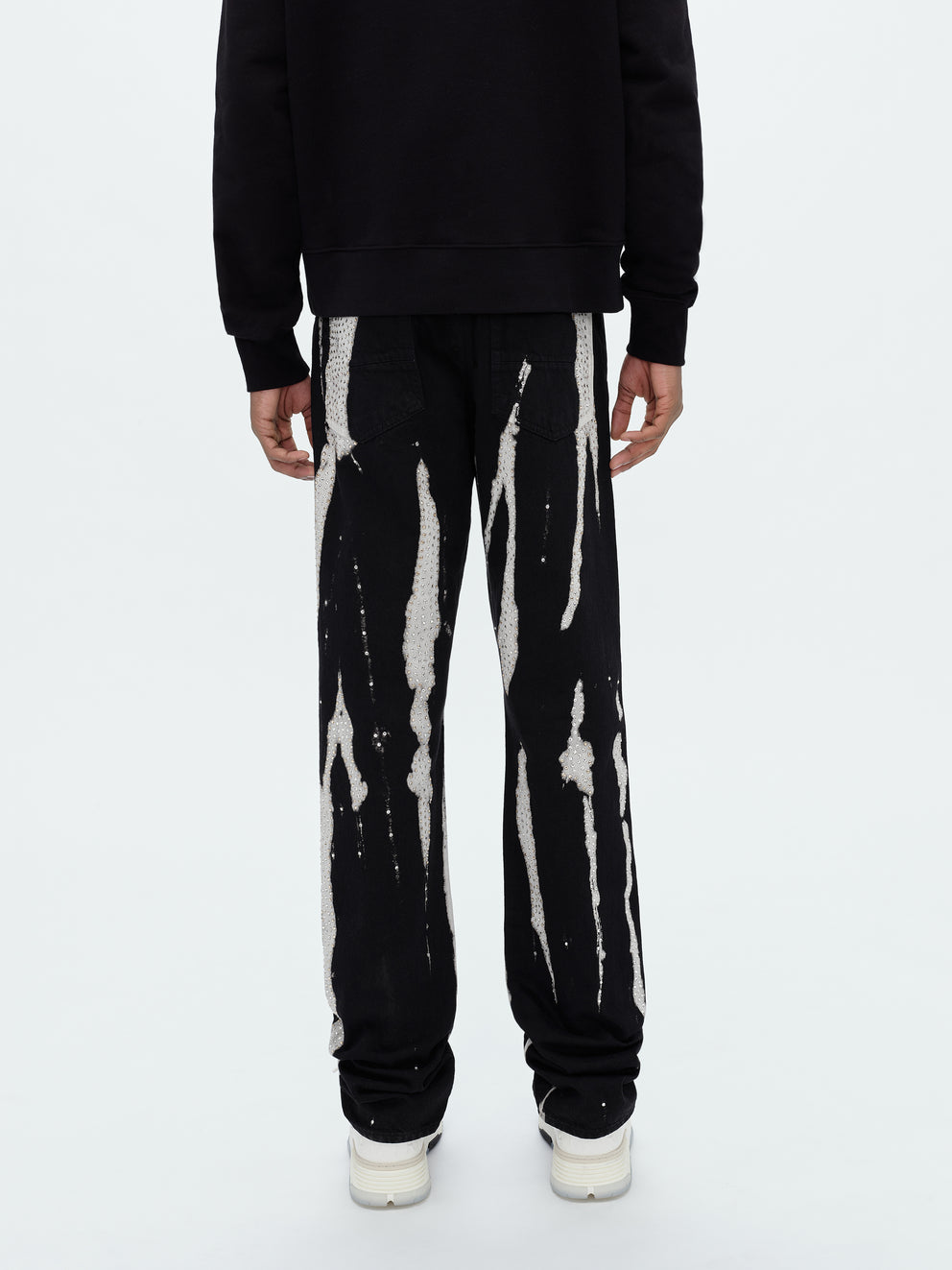 Black Od Amiri CRYSTAL EMBL. BLEACH STRAIGHT | 376091-YQW