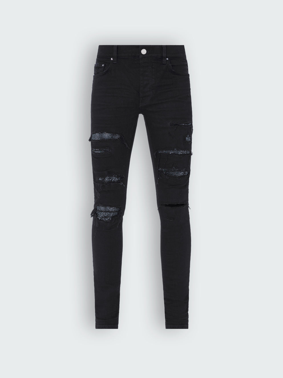 Black Od Amiri CRYSTAL THRASHER JEAN | 921385-EHZ