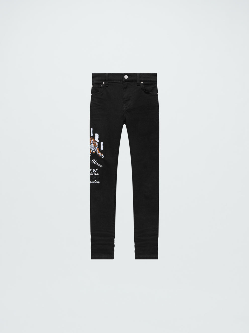 Black Od Amiri TIGER EMBROIDERY JEAN | 379460-NFP