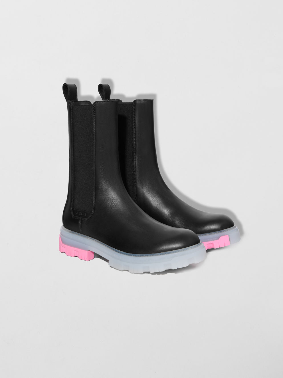 Black / Pink Amiri MILITARY CHELSEA BOOT | 826971-EQT