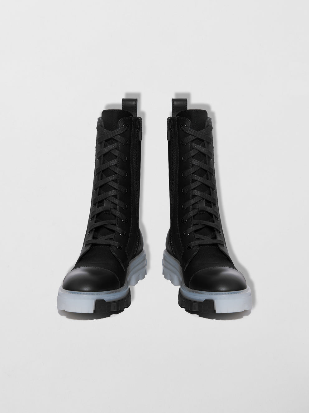 Black / Transparent Amiri MILITARY COMBAT BOOT | 821967-DBP