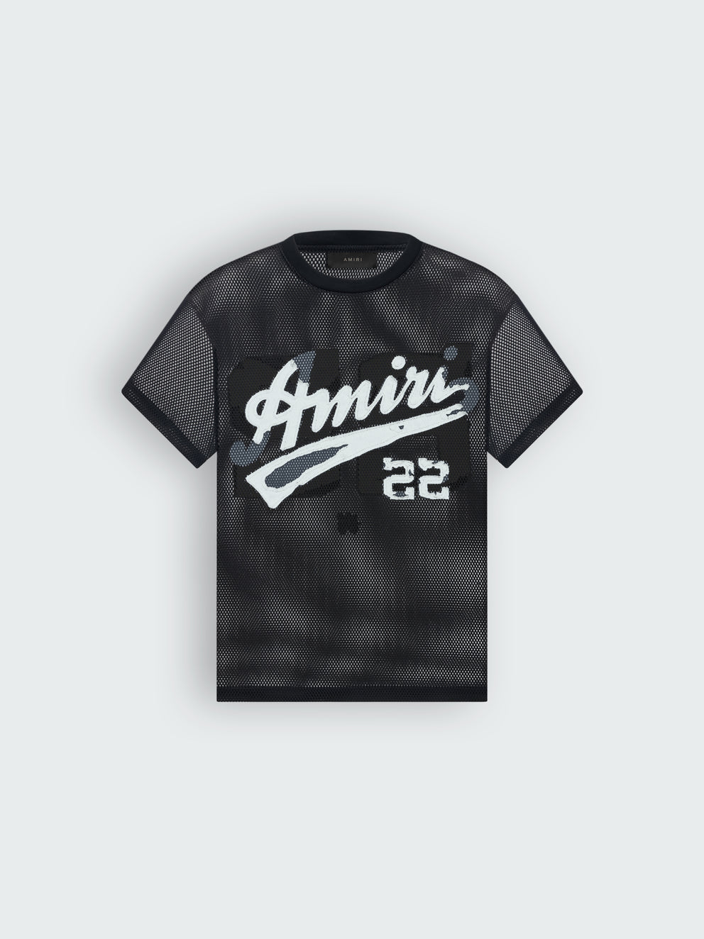 Black / White Amiri 22 MESH TEE | 583614-GYF