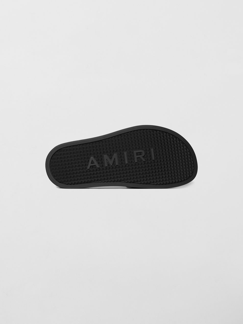 Black / White Amiri LOGO POOL SLIDE | 905478-OND