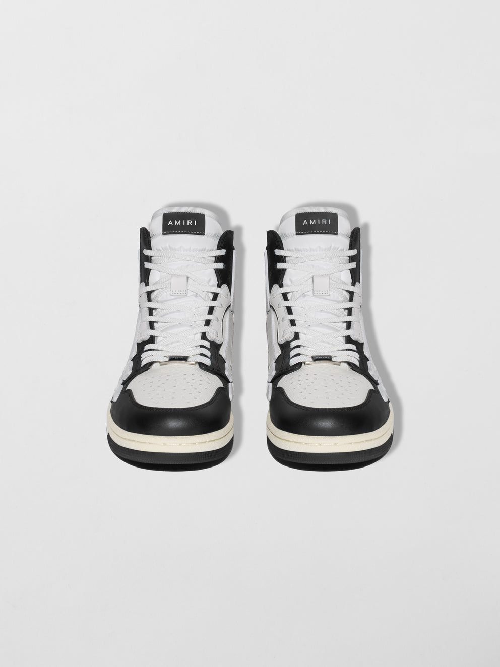 Black / White Amiri SKEL TOP HI | 019458-SFC